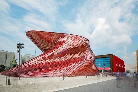 Milan Universal Exposition 2015, Expo Milano 2015, Venke pavilion, Architect Daniel Liebskind Milan Universal Exposition 2015, Expo Milano 2015, Venke pavilion, Architect Daniel Liebskind