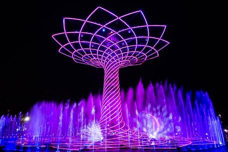 Tree of life show, Milan Universal Exposition 2015, Expo Milano 2015, architect Marco Balich