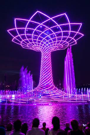 Tree of life show, Milan Universal Exposition 2015, Expo Milano 2015, architect Marco Balich