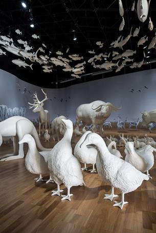 Milan Universal Exposition 2015, Expo Milano 2015, installation in Zero pavilion, Michele De Lucchi architect Milan Universal Exposition 2015, Expo Milano 2015, installation in Zero pavilion, Michele De Lucchi architect