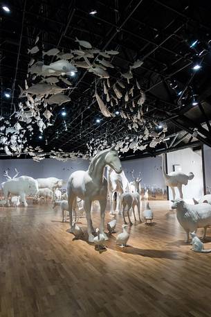 Milan Universal Exposition 2015, Expo Milano 2015, installation in Zero pavilion, Michele De Lucchi architect Milan Universal Exposition 2015, Expo Milano 2015, installation in Zero pavilion, Michele De Lucchi architect