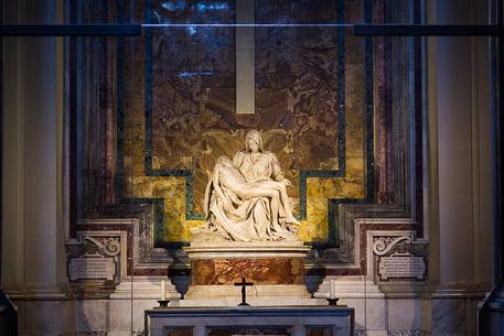 The Vatican Pieta, Michelangelo Buonarroti, Basilica of St. Peter