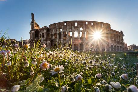 Colosseum at sunrise