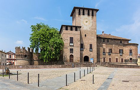 The Rocca Sanvitale or Sanvitale Castle or Fontanellato Castle, Parma, Italy