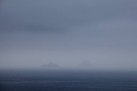Misty Skellig Islands, Kerry, Ireland