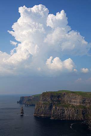 Clouds explosion over the Cliffs of Moher, Ireland