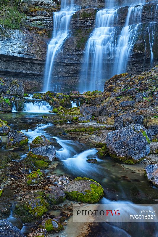 Dolomiti of Brenta,Natural Park of Adamello-Brenta,  Vallesinella waterfalls