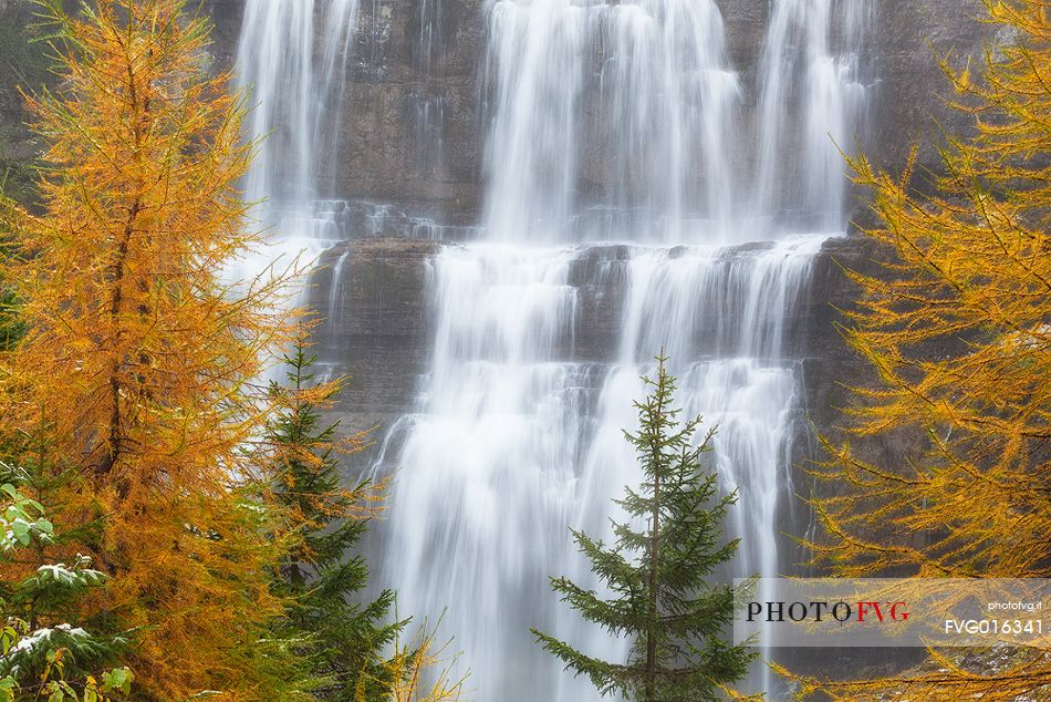 Dolomiti of Brenta,Natural Park of Adamello-Brenta, Vallesinella waterfalls