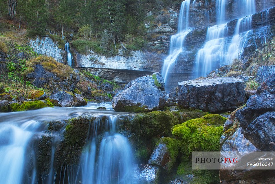 Dolomiti of Brenta,Natural Park of Adamello-Brenta, Vallesinell waterfalls