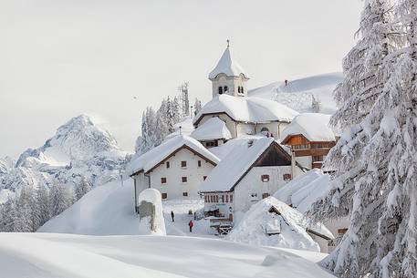 Julian Alps,  Sanctuary Monte Lussari