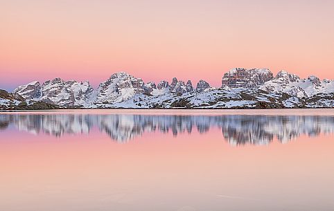 Dolomiti of Brenta,Natural Park of Adamello-Brenta, Presanella mountain group, lake Nero