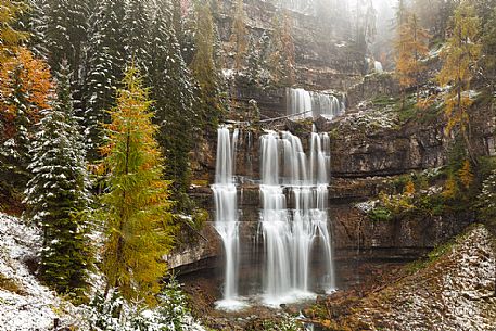 Dolomiti of Brenta,Natural Park of Adamello-Brenta, Vallesinella waterfalls
