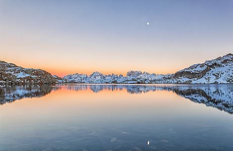 Dolomiti of Brenta,Natural Park of Adamello-Brenta, Presanella mountain group, lake Nero