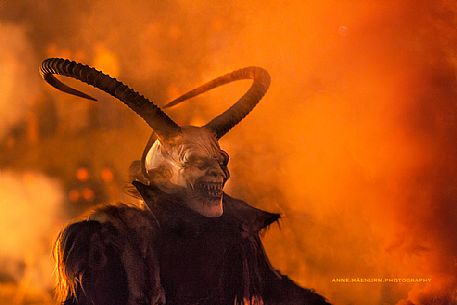 Bad Santa, meet Krampus: a half-goat, half-demon, horrific beast who literally beats people into being nice and not naughty. Krampus, whose name is derived from the German word krampen, meaning claw, is said to be the son of Hel in Norse mythology. The legendary beast also shares characteristics with other scary, demonic creatures in Greek mythology, including satyrs and fauns, Tarvisio, Italy