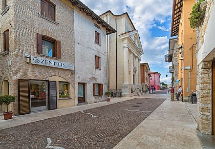 Downtown of Marano Lagunare village, Friuli Venezia Giulia, Italy