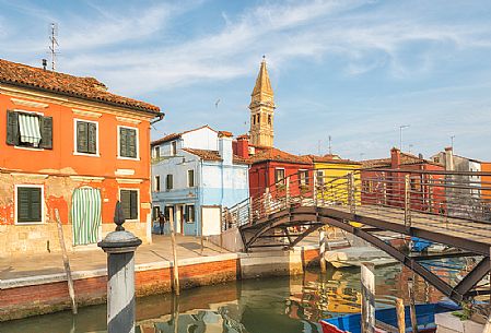Burano village one of the Venetian islands, Venice, Italy