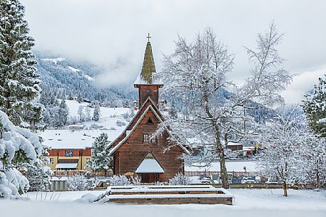 Evangelican church in Bad Kleinkirchheim, Carinthia, Austria, Europe