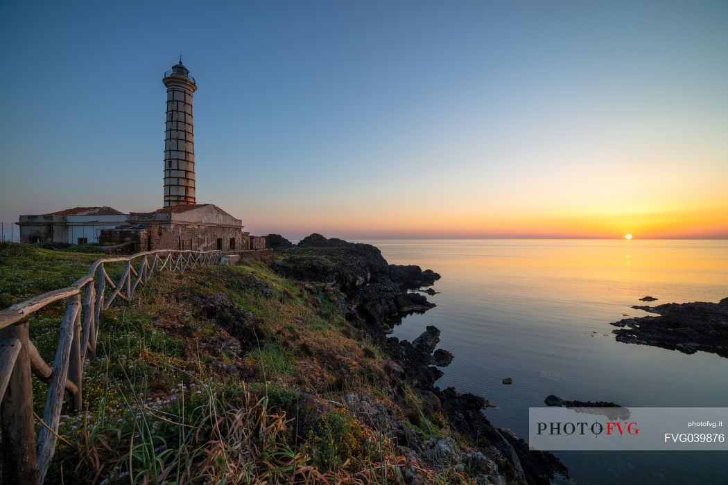 Lighthouse of Punta Cavazzi, Ustica, Sicily, Italy