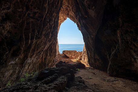 Grotta dei Cavalli, Cave of horses in San Vito Lo Capo, Sicily, Italy, Europe
