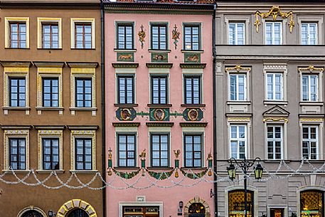 Detail of Old town - Stare Miasto, Warsaw, Poland, Europe