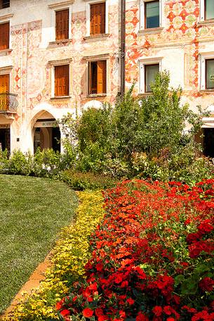 Flower festival in San Vito al Tagliamento, Friuli Venezia Giulia, Italy, Europe