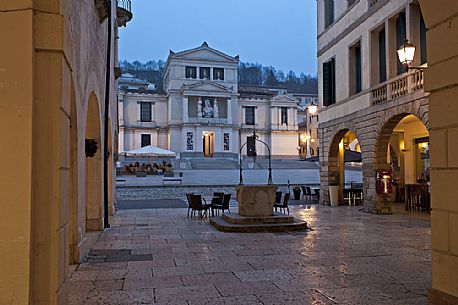 The theater Accademia in Conegliano, Treviso, Veneto, Italy, Europe