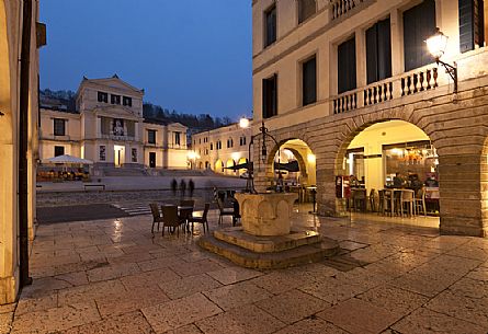 The theater Accademia in Conegliano, Treviso district, Veneto, Italy