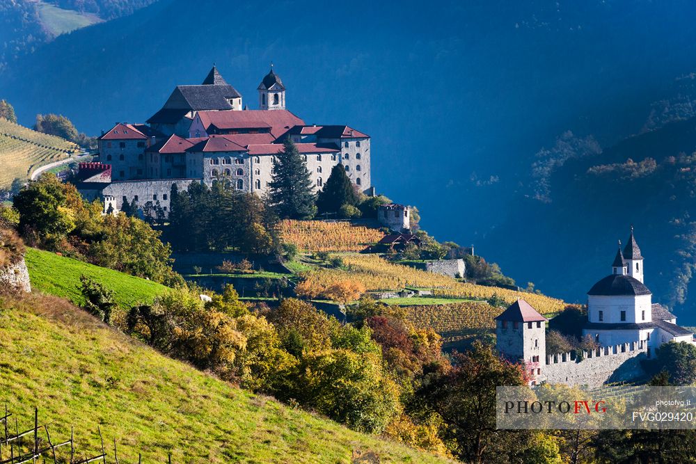 Sabiona monastery, Chiusa, Isarco valley, Trentino Alto Adige, Italy