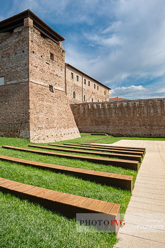 Castel Sismondo, a castle in the center of Rimini, Emilia Romagna, Italy, Europe 