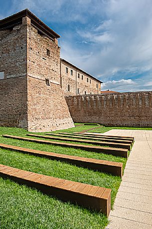 Castel Sismondo, a castle in the center of Rimini, Emilia Romagna, Italy, Europe 
