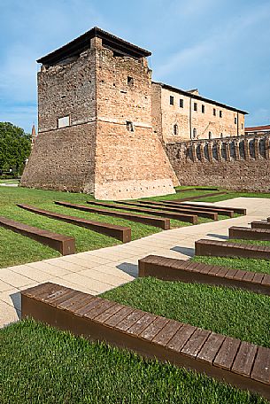 Castel Sismondo, a castle in the center of Rimini, Emilia Romagna, Italy, Europe 