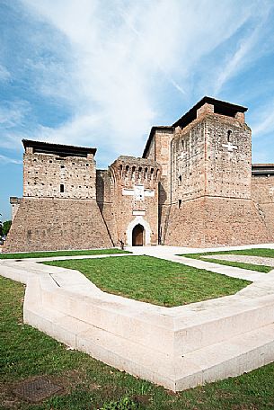 Castel Sismondo, a castle in the center of Rimini, Emilia Romagna, Italy, Europe 