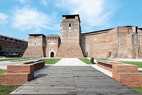 Castel Sismondo, a castle in the center of Rimini, Emilia Romagna, Italy, Europe 