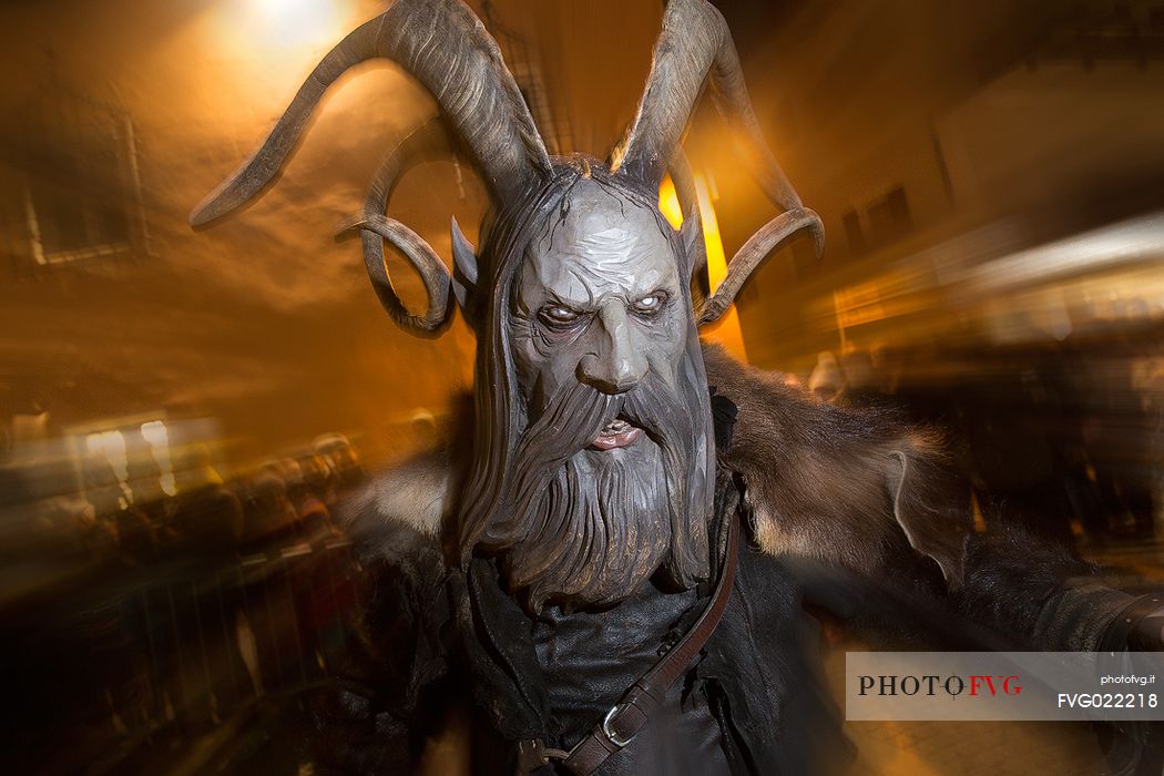 The Krampus are men-wild goats and very disturbing that roam the streets in search of children 