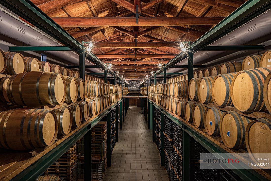 The historic winery Cordero di Montezemolo  in the heart of the Barolo wine production area, La Morra, Langhe, Unesco World Heritage, Piedmont, Italy, Europe
