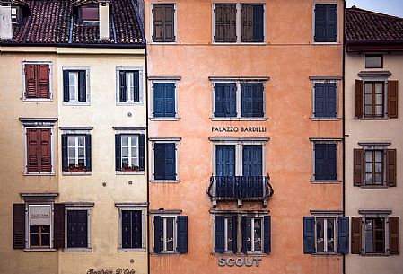 The dense array of palaces overlooking Piazza San Giacomo in the center of Udine