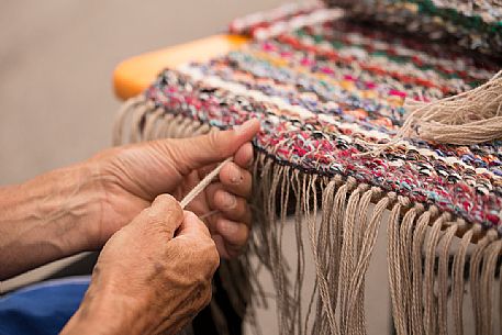 Handicraft at the farmer's party and Crafts (Heugabel) in San candido