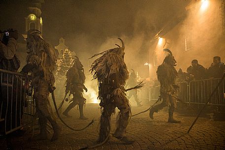 The Krampus are men-wild goats and very disturbing that roam the streets in search of children 