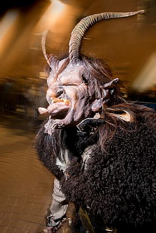 The Krampus are men-wild goats and very disturbing that roam the streets in search of children 