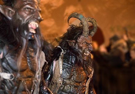 The Krampus are men-wild goats and very disturbing that roam the streets in search of children The Krampus are men-wild goats and very disturbing that roam the streets in search of children
