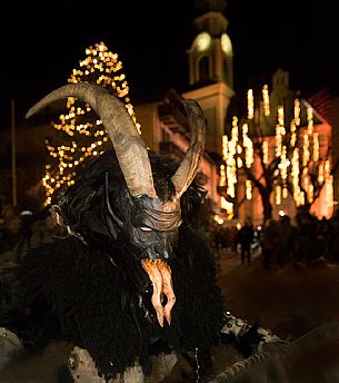 The Krampus are men-wild goats and very disturbing that roam the streets in search of children 