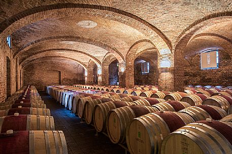The historic winery Ceretto - Tenuta Monsordo Bernardina in Alba village, Langhe, Unesco world heritage, Piedmont, Italy, Europe The historic winery Ceretto - Tenuta Monsordo Bernardina in Alba village, Langhe, Unesco world heritage, Piedmont, Italy, Europe
