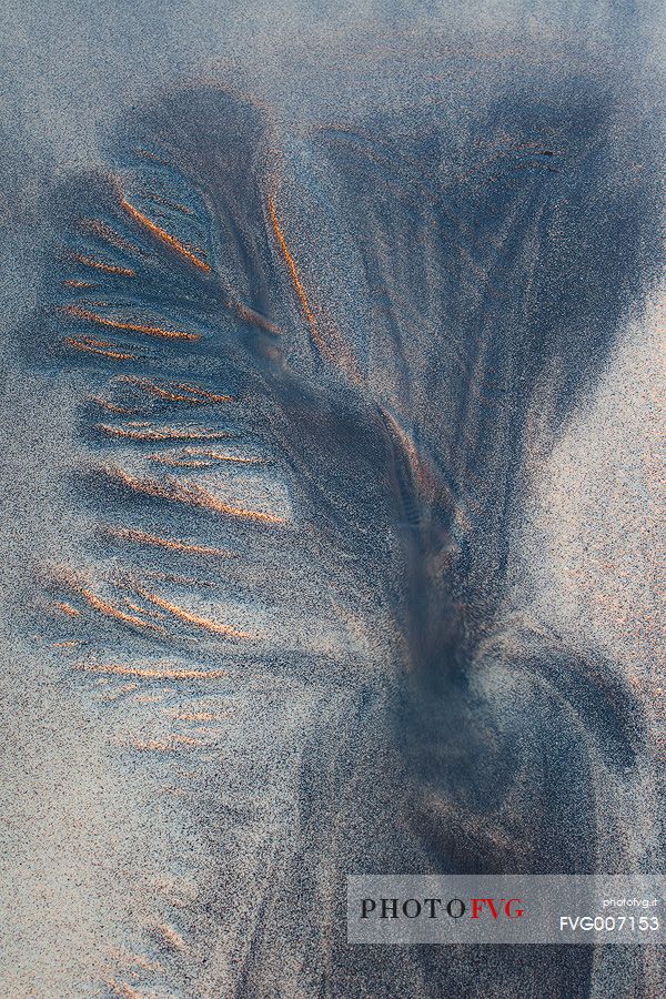 Interesting texture on the surface of the Talisker beach