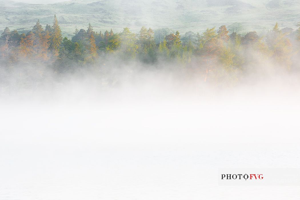 Light and fog at Loch Tulla