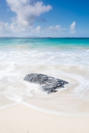 White beach near Northton in the Outer Hebrides on the Isle of Harris, Scotland.