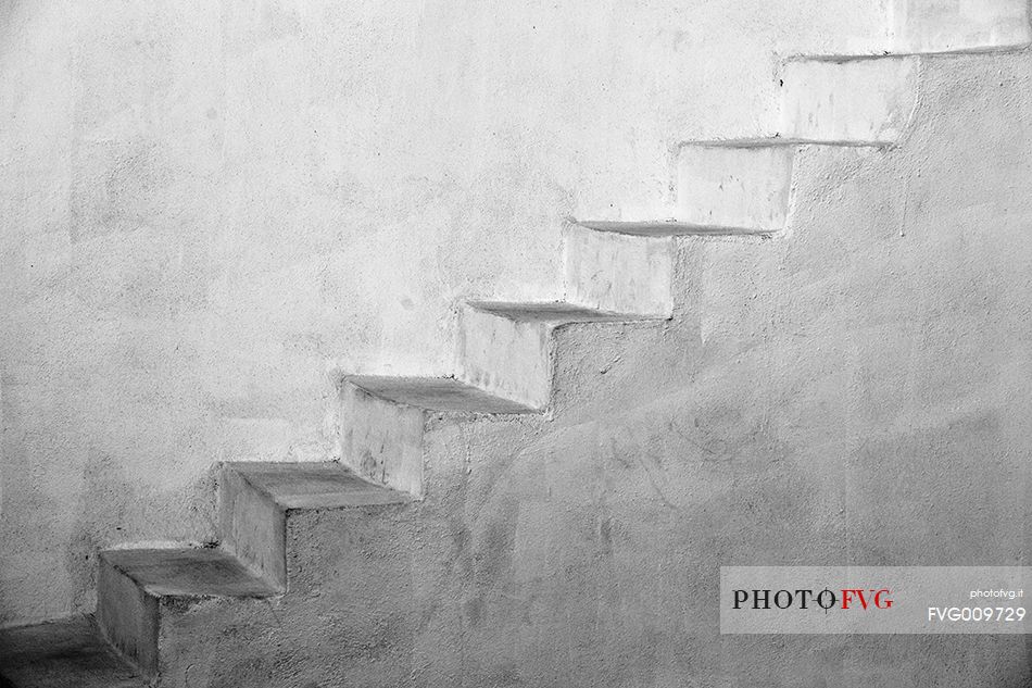 steps on santorini island