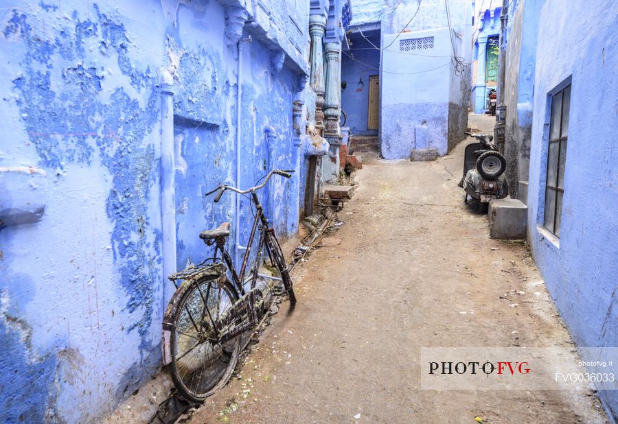 The blue city of Jodhpur, Rajasthan, India