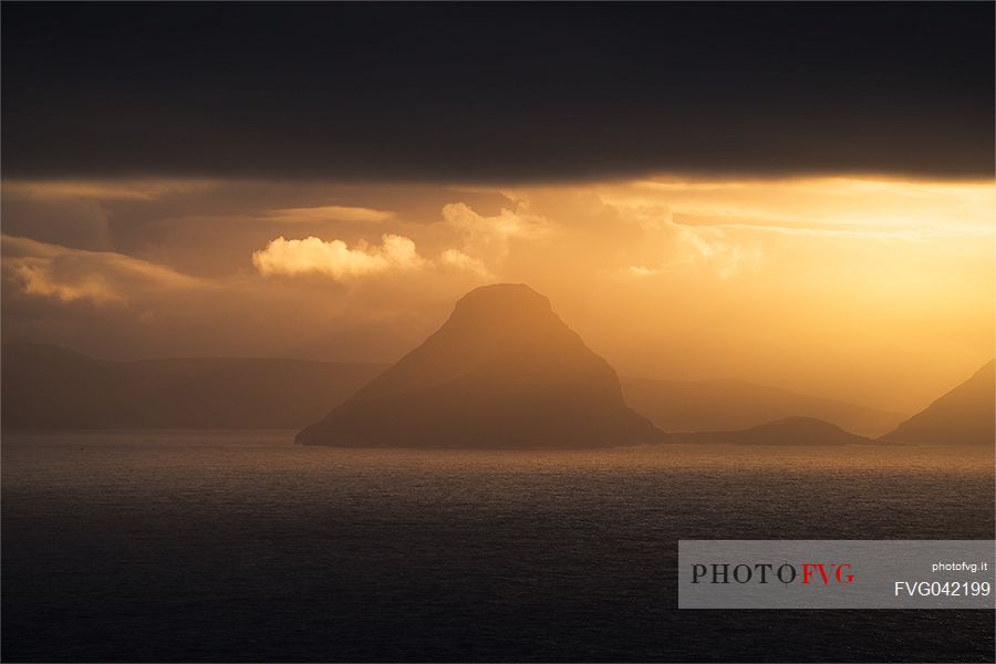 Sunrise at Faroe Island, Denmark, Europe