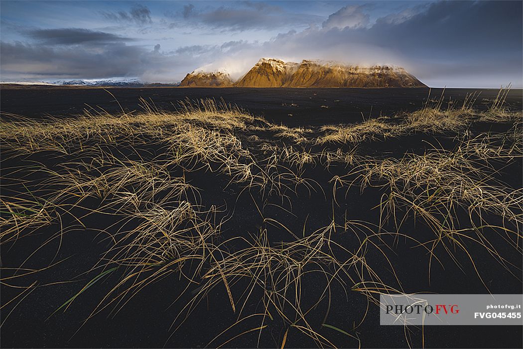 Mountains near Vik i Myrdal, South Iceland, Iceland, Europe