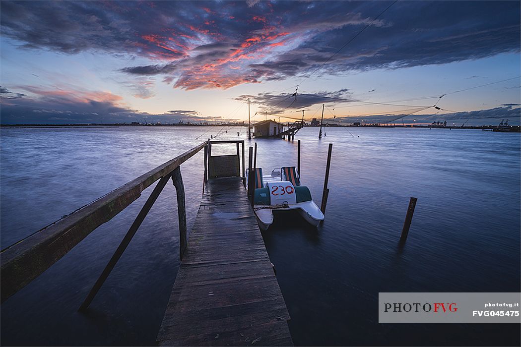 Typical fisherman house in the Adriatic coast, Emilia Romagna